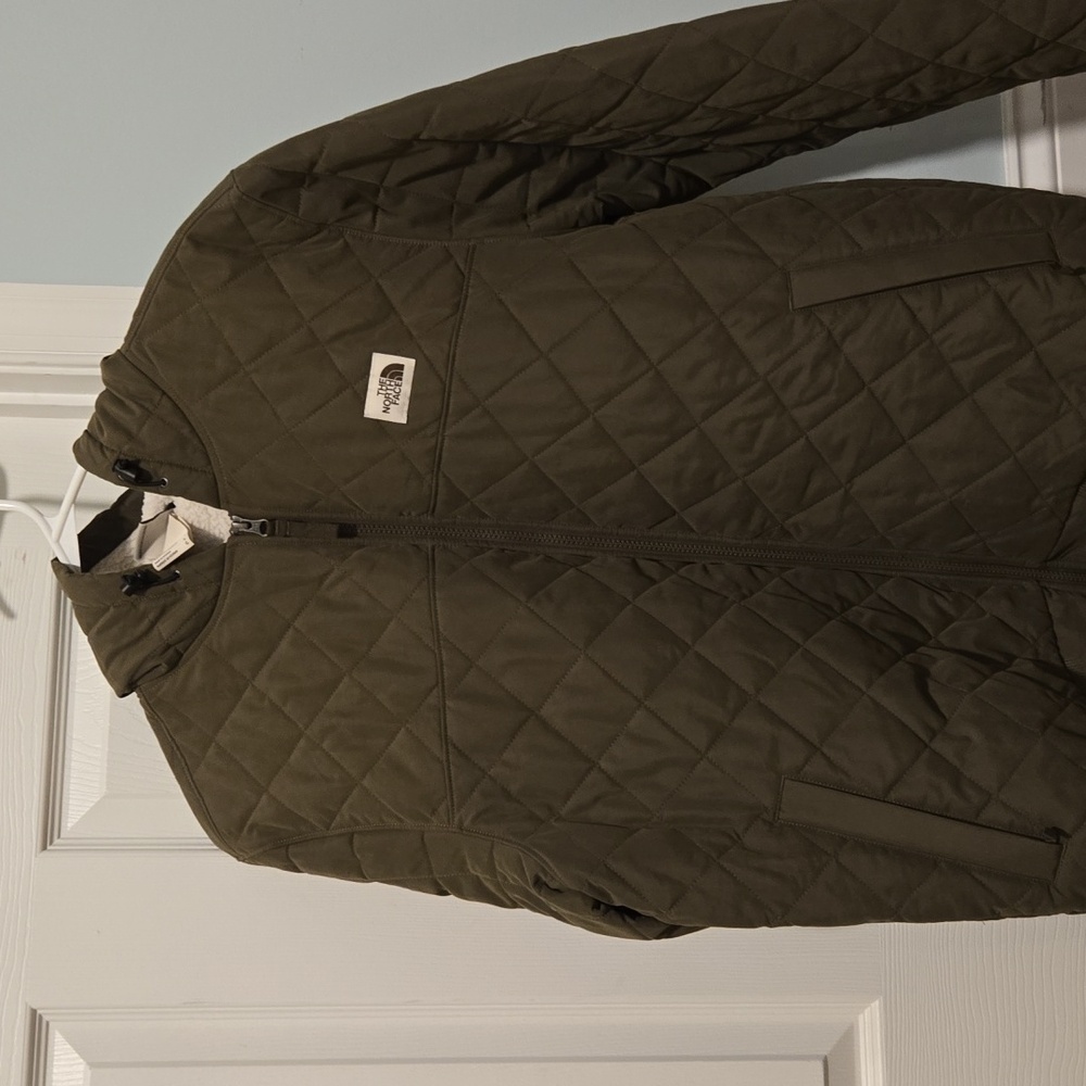 North face hooded jacket mens Large